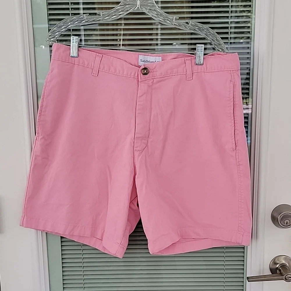 Saddlebred Men's Flatfront Shorts Sz 36W